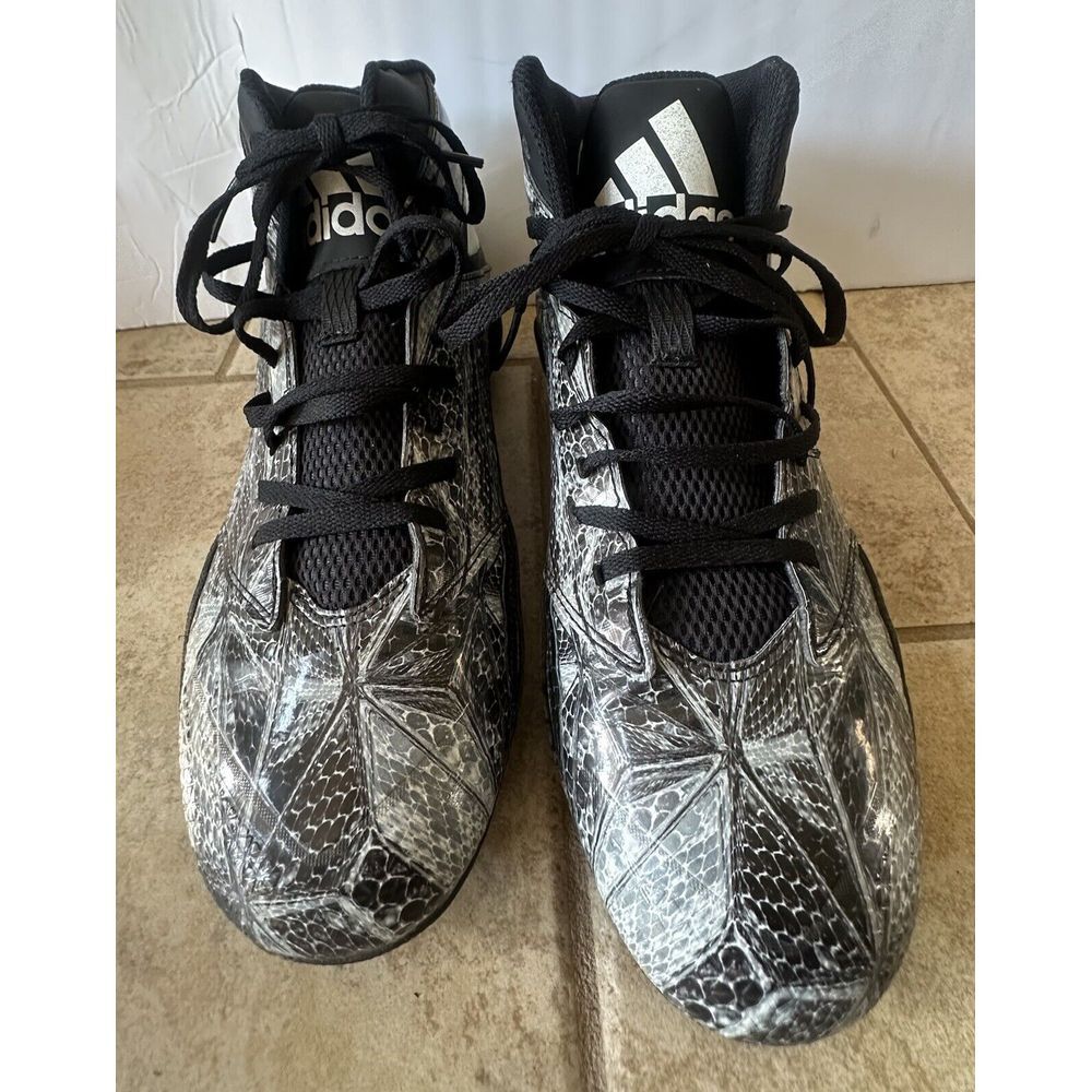 ADIDAS‎ Freak MD Snake Football Cleats Black & Gray Men's US 11 B49385